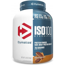Dymatize > ISO-100 Hydrolised Whey Isolate (2.264kg) Chocolate Peanut