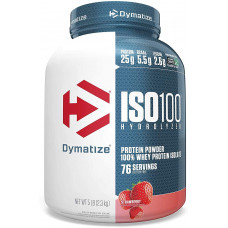 Dymatize > ISO-100 Hydrolised Whey Isolate (2.264kg) Strawberry