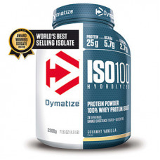 Dymatize > ISO-100 Hydrolised Whey Isolate (2.264kg) Vanilla
