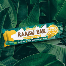 Gold Nutrition > Raaaw Bar 35g Banana-Peanut