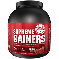 Gold Nutrition > SUPREME GAINERS STRAWBERRY - 3 KG