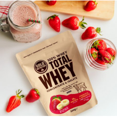Gold Nutrition > Total Whey 260g Strawberry Banana