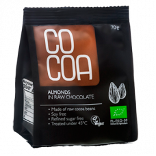 RawCocoa > Bio Almonds in Raw Chocolate (70g)